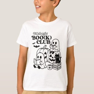 Midnight Boo (k) Club Halloween Geesten Leesboek T-shirt