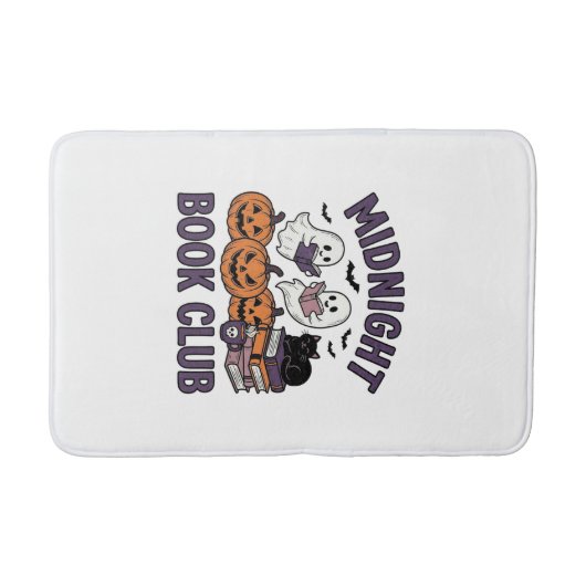 Midnight Book Club Halloween leesontwerp_1 Badmat (Voorkant)