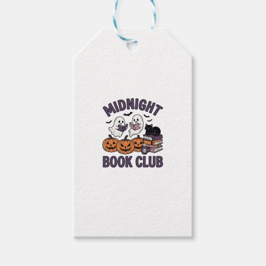 Midnight Book Club Halloween leesontwerp_1 Cadeaulabel (Voorkant)