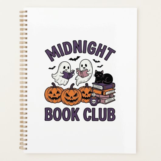 Midnight Book Club Halloween leesontwerp_1 Planner (Voorkant)
