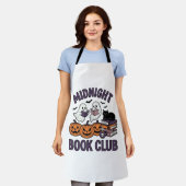 Midnight Book Club Halloween leesontwerp_1 Schort (Gedragen)