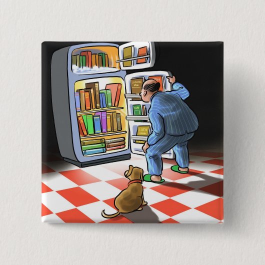 Midnight Book Snack Button (Voorkant)