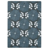 Midnight Botanica | Dark Indigo Floral Klembord (Achterkant)