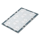 Midnight Botanica | Dark Indigo Floral Notitieblok (Schuin)