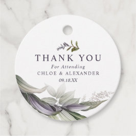 Midnight Botanical Bedankjes Labels
