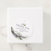 Midnight Botanical Bedankjes Labels (In situ)