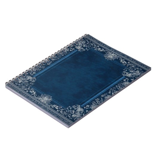 Midnight Botanical Frame Custom Notitieboek (Linkerzijde)