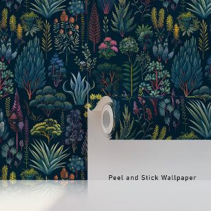 Midnight Botanical Garden Behang