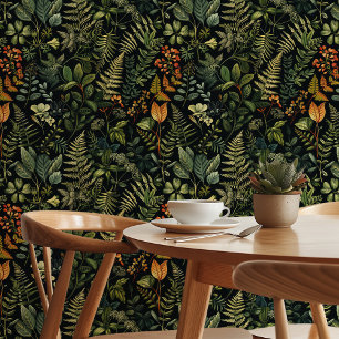 Midnight Botanical Garden Behang