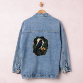 Midnight Botanical Raven Denim Jacket (Hangar)