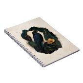 Midnight Botanical Raven Notitieboek (Rechterzijde)