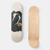 Midnight Botanical Raven Persoonlijk Skateboard (Voorkant)