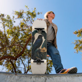 Midnight Botanical Raven Persoonlijk Skateboard