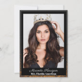 Midnight Bronze Pageant Handtekening Kaarten (Voorkant)