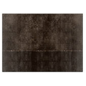 Midnight Bronze Romance | Satiny Grunge Damask Snijplank (Voorkant)