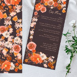 Midnight Burnt Sinaasappel Floral Lijst Bouquet We Menu<br><div class="desc">slim menu om het collectie aan te passen *als u meer papieren opties wilt,  kunt u dit ontwerp overbrengen naar een slim programma *of voor meer hulp contact met mij opnemen</div>