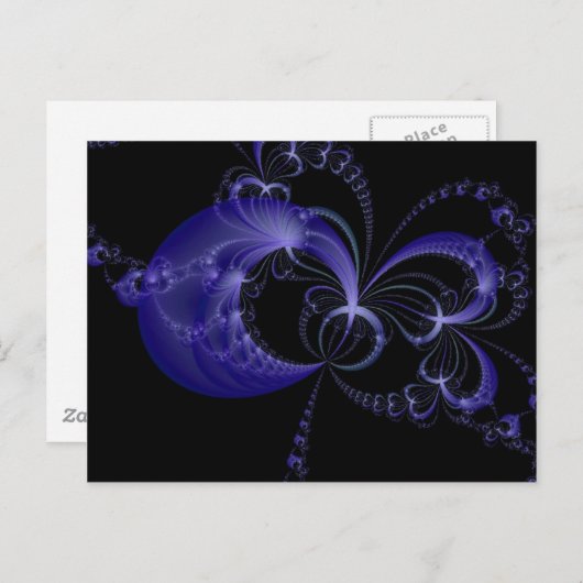 Midnight Butterflies Briefkaart (Voorkant / Achterkant)