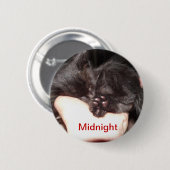 Midnight Buttonnen Ronde Button 5,7 Cm (Voorkant /achterkant)