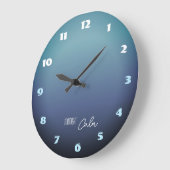 Midnight Calm Gradient Grote Klok (Hoek)