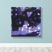 Midnight Canvas Afdruk (Insitu (Houten vloer))