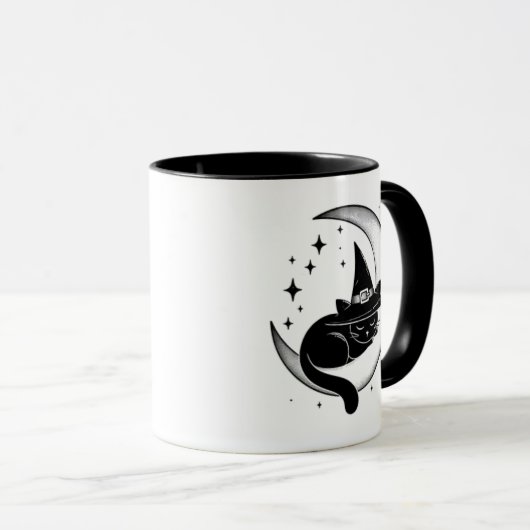 Midnight Catnap Mok (Voorkant rechts)