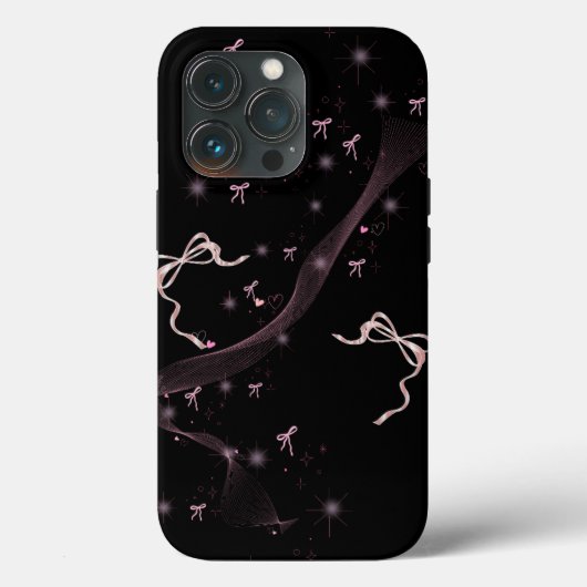 Midnight Celestial Black & Golden Helix Telefoonho Case-Mate iPhone Case (Achterkant)