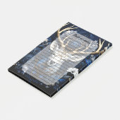 Midnight Celestial Floral Gothic Deer  Post-it® Notes (Schuin)