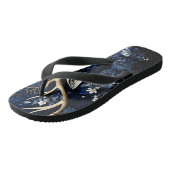 Midnight Celestial Floral Gothic Deer  Teenslippers (Schuin)