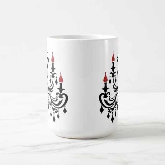 Midnight Chandelier – simple, moody, and evocative Koffiemok (Center)