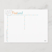 Midnight Christmas Angel Briefkaart (Achterkant)