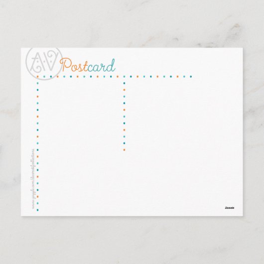 Midnight Christmas Angel Briefkaart (Achterkant)