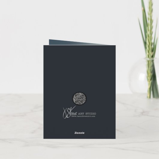 Midnight Christmas Magic Kaart (Achterkant)