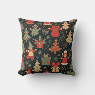 Midnight Christmas Pillow Kussen