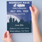 Midnight City Rave Flyer (Hand)