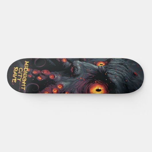 Midnight City rave schepsel Persoonlijk Skateboard (Horizontaal)