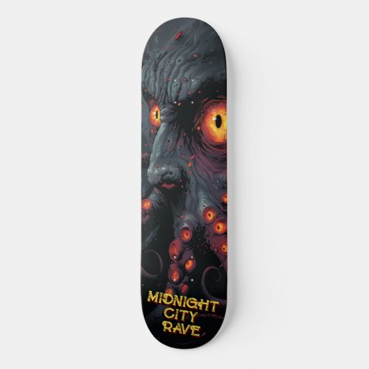 Midnight City rave schepsel Persoonlijk Skateboard (Voorkant)