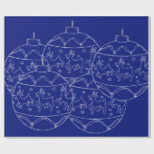 Midnight Clear - Baby rendierziekte Cadeaupapier (Vlak)