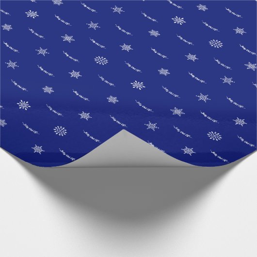 Midnight Clear - Santa Cadeaupapier (Hoek)