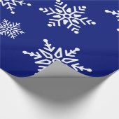 Midnight Clear - Snowflakes Cadeaupapier (Hoek)