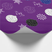 Midnight Clear - Snowflakes Cadeaupapier (Hoek)