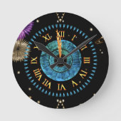 Midnight Clock Ronde Klok (Voorkant)