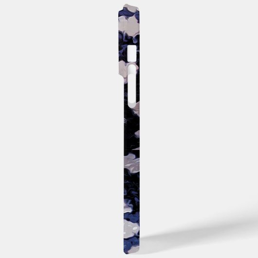 Midnight Clouds Abstracte iPhone hoesje (Achterkant / Links)