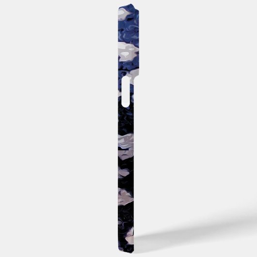 Midnight Clouds Abstracte iPhone hoesje (Achterkant / Rechts)