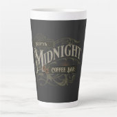 Midnight Coffee Bar Latte Mok (Voorkant)