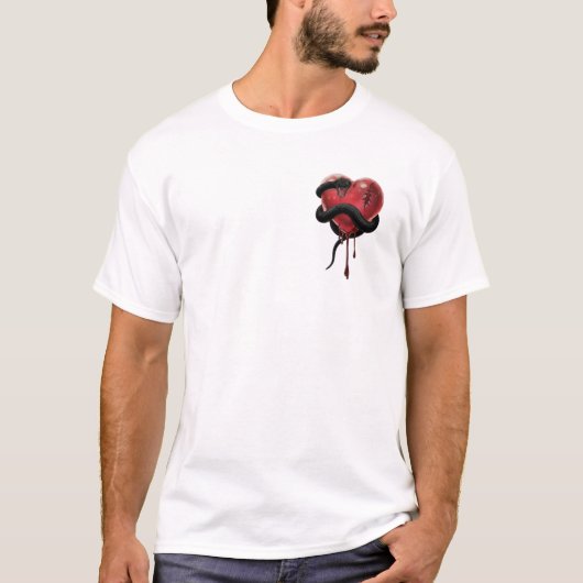 Midnight Coils - Zwarte Mamba en Gewond Hart T-shirt (Voorkant)