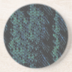 Midnight Colour Snake Skin Zandsteen Onderzetter