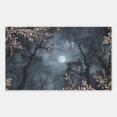 Midnight Crystal Rechthoekige Sticker (Voorkant)