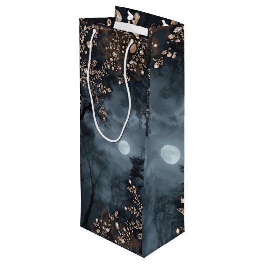 Midnight Crystal Wijn Cadeautas (Achterkant Gekanteld)