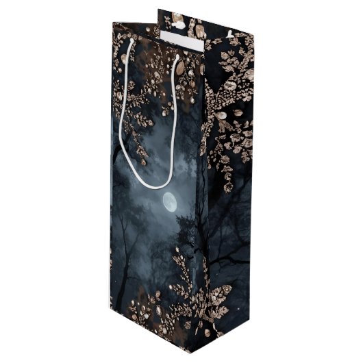 Midnight Crystal Wijn Cadeautas (Voorkant Gekanteld)