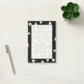 Midnight Daisy Bloemige Plakbriefjes | Schattige B Post-it® Notes (Kantoor)